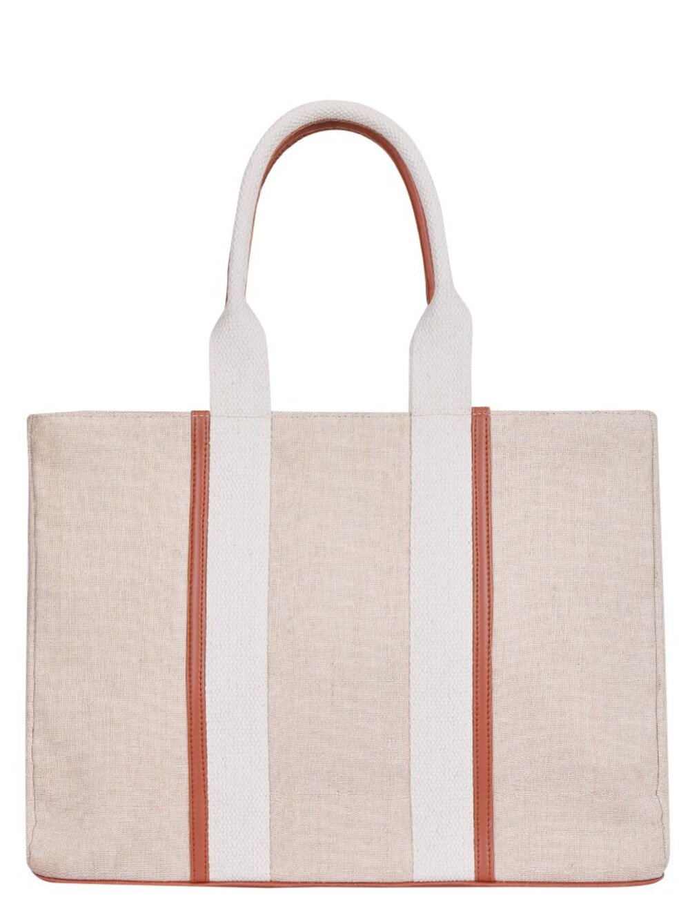 Hand Crafted Beige Canvas Handbags, Jucobee Top-Handle CrossbodyTote Bag